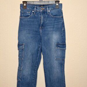 Express Women's Straight Ankle High-Rise Jeans, Size 0